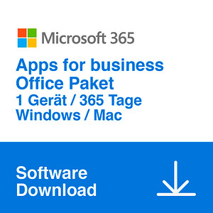 Microsoft 365 Apps for Business Office-Paket Vollversion (Download-Link)