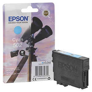 EPSON 502/T02V24 (Fernglas) cyan Druckerpatrone