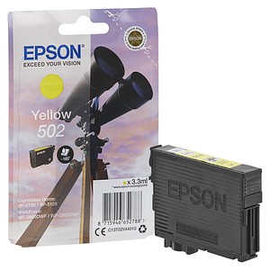 EPSON 502/T02V44 (Fernglas) gelb Druckerpatrone