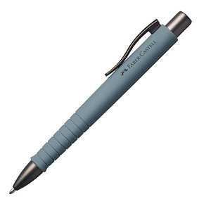 FABER-CASTELL Kugelschreiber POLY BALL Urban Stone Grey, Schreibfarbe: blau, 1 St.