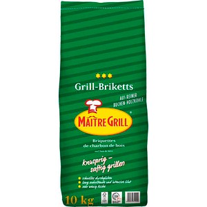 MAÎTRE GRILL® professional Holzkohle, 10,0 kg, 1 St.