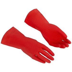 vileda® PROFESSIONAL unisex Chemikalienschutzhandschuh Multipurpose - Der Feine rot Größe M, 1 Paar