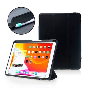DEQSTER Rugged Case #RQ1 Tablet-Hülle für Apple iPad 7. Gen (2019), iPad 8. Gen (2020), iPad 9. Gen (2021) schwarz