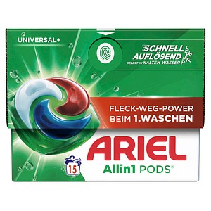 ARIEL UNIVERSAL+ Allin1 PODS Waschmittel Caps, 15 St.