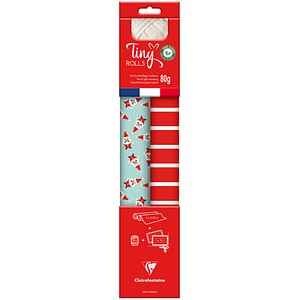 Clairefontaine Geschenkpapier Set Tiny Rolls mehrfarbig, 5,0 m