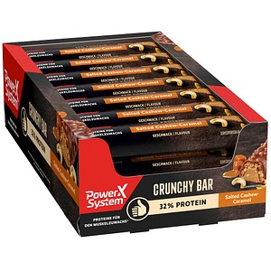 Power System CRUNCHY BAR 32 % Proteinriegel 21 St.