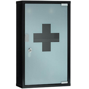 FIRST AID ONLY® Medizinschrank ohne Füllung schwarz