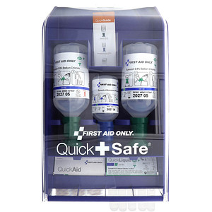 FIRST AID ONLY® Erste-Hilfe-Koffer Quick + Safe DIN EN 15154-4 blau