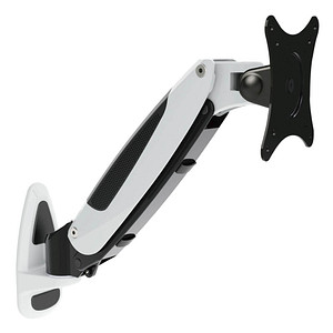 ergoleben Monitor-Halterung GS120WM EL0005 weiß, schwarz, silber für 1 Monitor, Wandhalterung