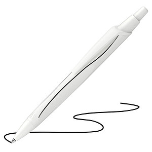 Schneider Kugelschreiber Reco weiß, Schreibfarbe: schwarz, 1 St.