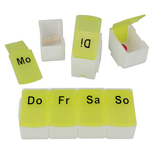 FIRST AID ONLY® Tablettenbox gelb, weiß, 1 St.