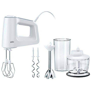 BRAUN MultiMix 3 HM3137WH Handmixer weiß 500 W