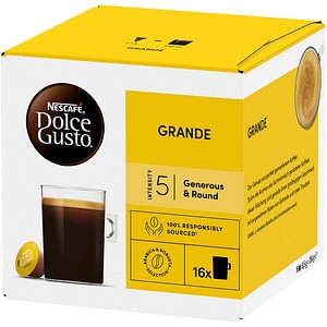 NESCAFÉ DOLCE GUSTO® Grande Generous & Round Kaffeekapseln, mild, 16 Portionen
