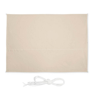 relaxdays Sonnensegel rechteckig beige 2,5 x 3,5 m