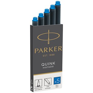 PARKER 1950384 Tintenpatronen für Füller königsblau 5 St.