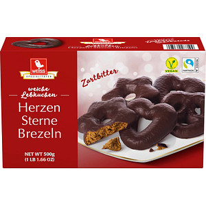 WEISS Lebkuchen Zartbitter 500,0 g