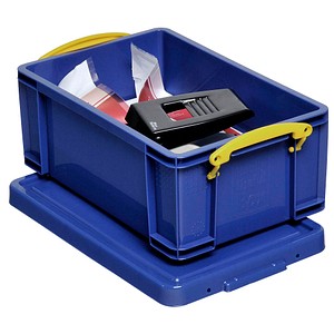 Really Useful Box Aufbewahrungsbox 9,0 l blau 39,5 x 25,5 x 15,5 cm, 1 St.