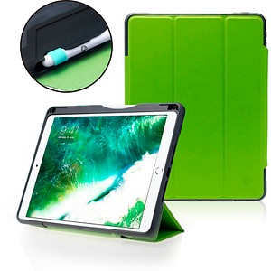 DEQSTER Rugged Case #RQ1 Tablet-Hülle für Apple iPad 7. Gen (2019), iPad 8. Gen (2020), iPad 9. Gen (2021) grün