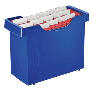AKTION: LEITZ Hängeregister-Box ohne Mappen Plus Uni-Box 1908 blau mit Prämie nach Registrierung
