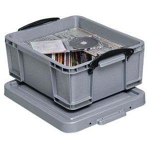 Really Useful Box Aufbewahrungsbox 18,0 l silber 48,0 x 39,0 x 20,0 cm, 1 St.