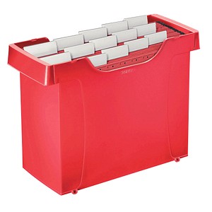 AKTION: LEITZ Hängeregistraturkorb ohne Mappen Plus Uni-Box 1908 rot mit Prämie nach Registrierung