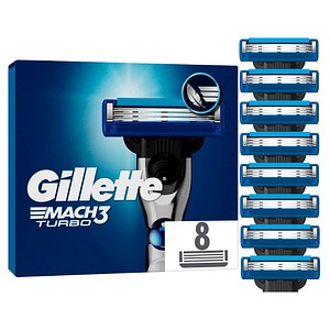 Gillette MACH3 TURBO Rasierklingen 8 St.