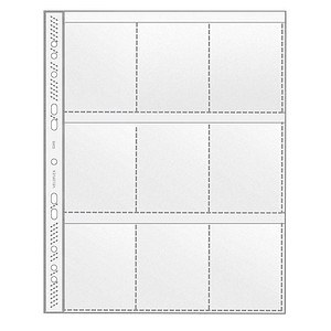 10 VELOFLEX Sammelkarten-Hüllen DIN A4 transparent transparent 0,14 mm