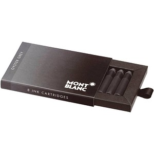 MONTBLANC Tintenpatronen für Füller Oyster Grey austerngrau, 8 St.