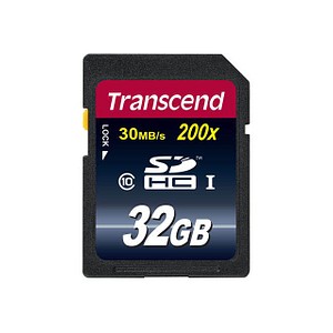 Transcend Speicherkarte, 32 GB, 1 St.