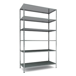 SZ Metall Schwerlastregal 11200 silber 80,0 x 35,0 x 200,0 cm