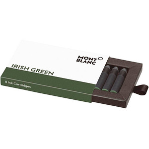MONTBLANC Irish Green Tintenpatronen für Füller grün 8 St.