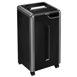 Fellowes Powershred 325Ci Aktenvernichter mit Partikelschnitt P-4, 4 x 38 mm, bis 22 Blatt, schwarz