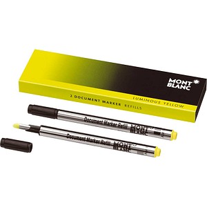 MONTBLANC Luminous Yellow Textmarkerminen gelb, 2 St.