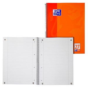 OXFORD Collegeblock Schule Lineatur 27 liniert DIN A4 Innen- und Außenrand, 1 Block