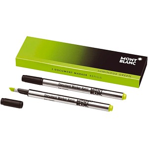 MONTBLANC Luminous Green Textmarkerminen grün, 2 St.