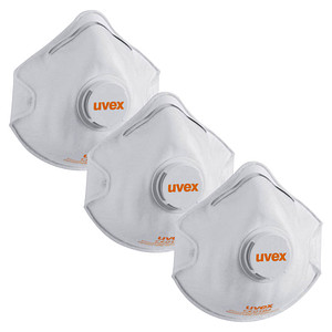 uvex Atemschutzmasken silv-Air classic 2210 FFP2 DIN EN 149:2001, 3 St.