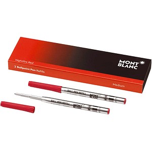 MONTBLANC Nightfire Red Kugelschreibermine M rot, 2 St.