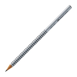 FABER-CASTELL GRIP 2001 Bleistift 2H silber, 1 St.