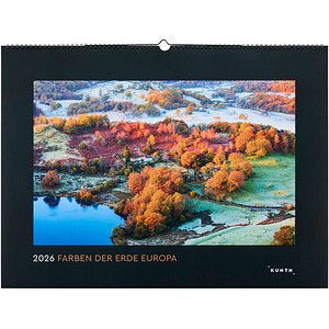 KUNTH Monats-Wandkalender Farben der Erde - Europa 2026, 1 St.