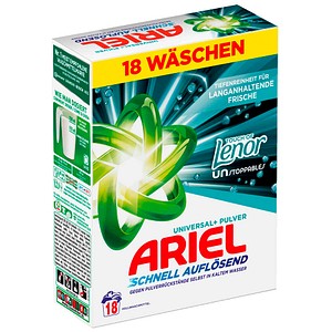 ARIEL UNIVERSAL+ Lenor Waschmittel Pulver, 0,99 kg