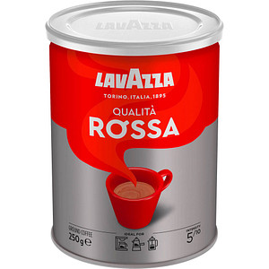 LAVAZZA Qualita Rossa Kaffee, gemahlen, Arabica- und Robustabohnen 250,0 g