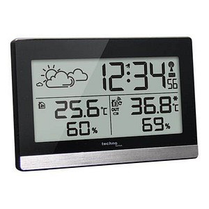 TechnoLine® WS9255 Wetterstation schwarz