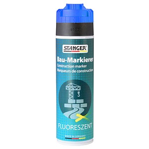 STANGER Bau-Markierer Markierungsspray neonblau 500,0 ml, 1 St.