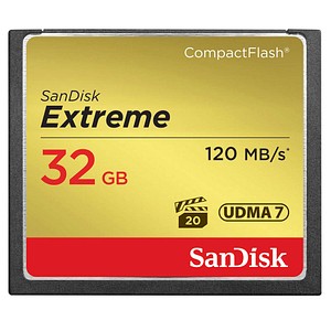 SanDisk Speicherkarte CompactFlash Card Extreme, 32 GB, 1 St.