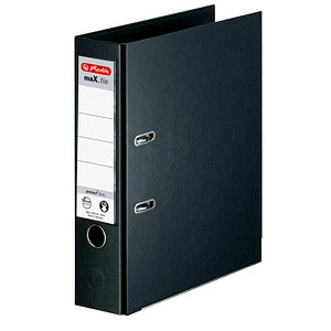 herlitz maX.file protect plus Ordner schwarz Kunststoff 8,0 cm DIN A4, 1 St.