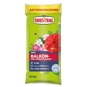 SUBSTRAL® Balkon- und Kübelpflanzen Blumenerde 40,0 l
