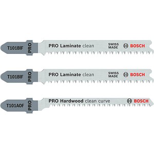 AKTION: BOSCH PRO Laminat Stichsägeblätter-Set 3 St., 1 St. mit Prämie nach Registrierung