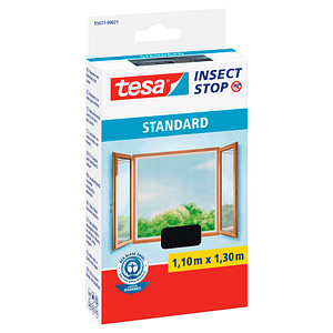 tesa Fliegengitter Insect Stop Standard anthrazit 1,1 x 1,3 m