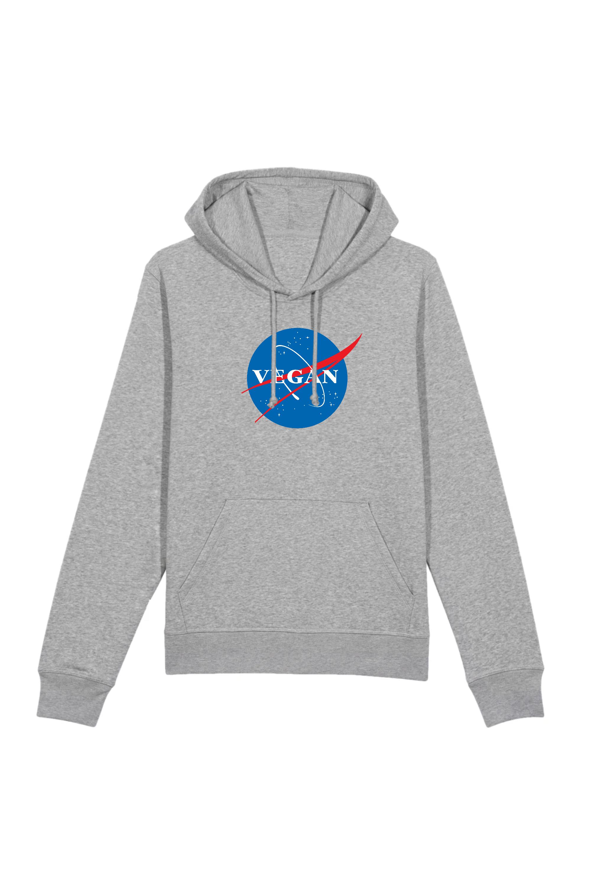 Oat Milk Club Damen vegan Vegan Nasa - Hoodie Aus Bio-Baumwolle Grau