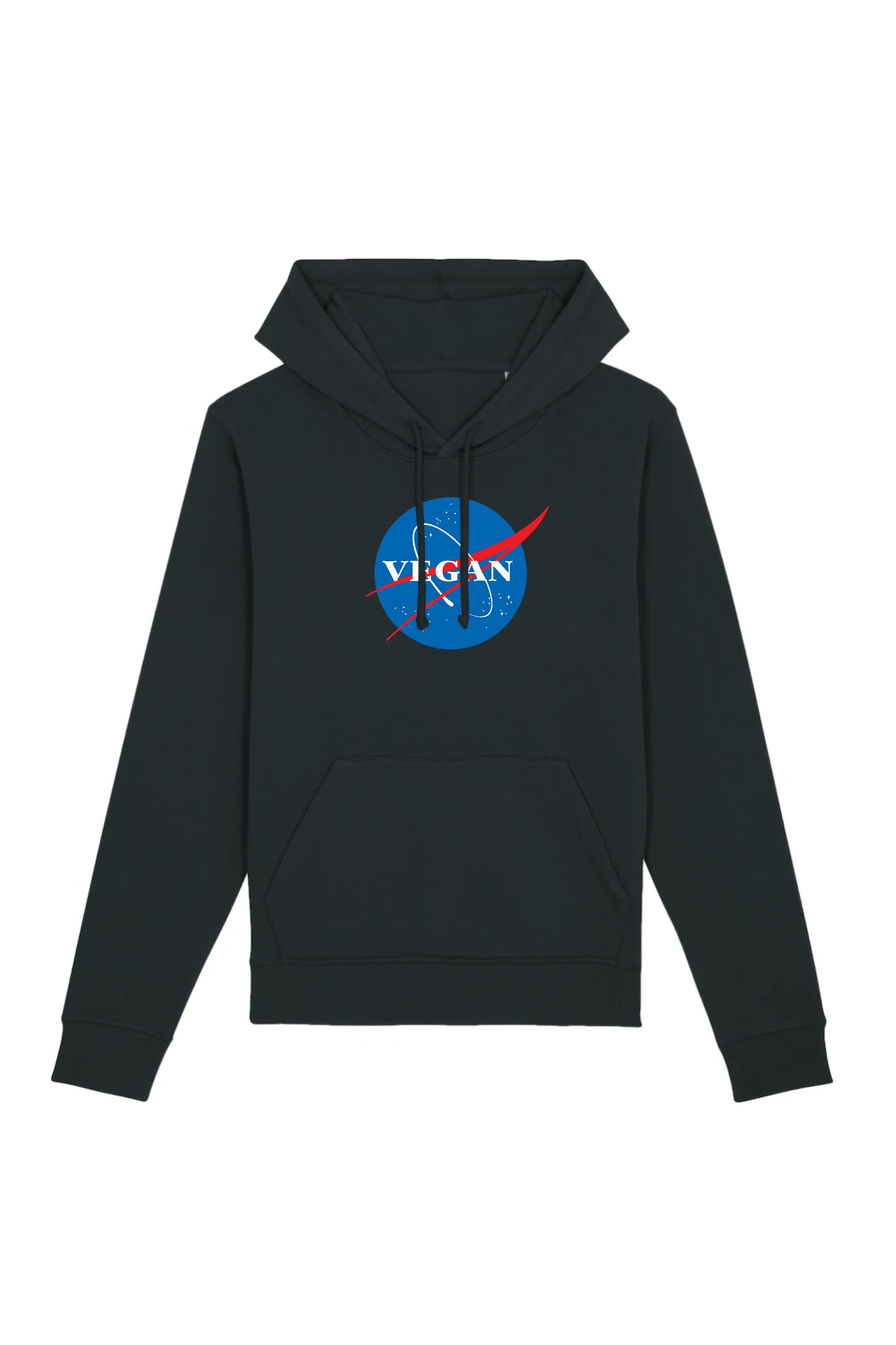 Oat Milk Club Damen vegan Vegan Nasa - Hoodie Aus Bio-Baumwolle Schwarz